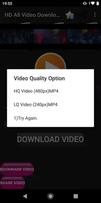 HD All Video Downloader android App screenshot 3